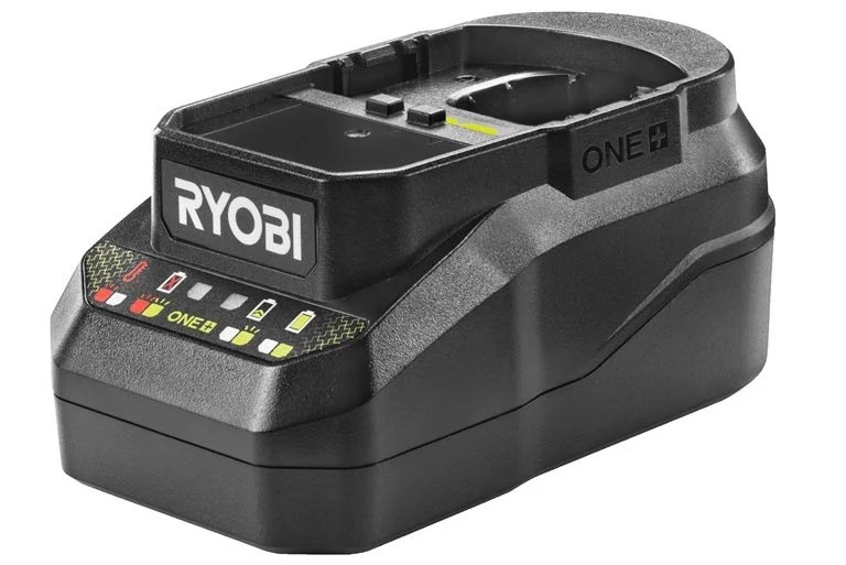 Set baterie a nabíječky Ryobi ONE+ RC18120B-140X Set baterie a nabíječky Ryobi ONE+ RC18120B-140X nabíjí baterii během pouhých 60 min