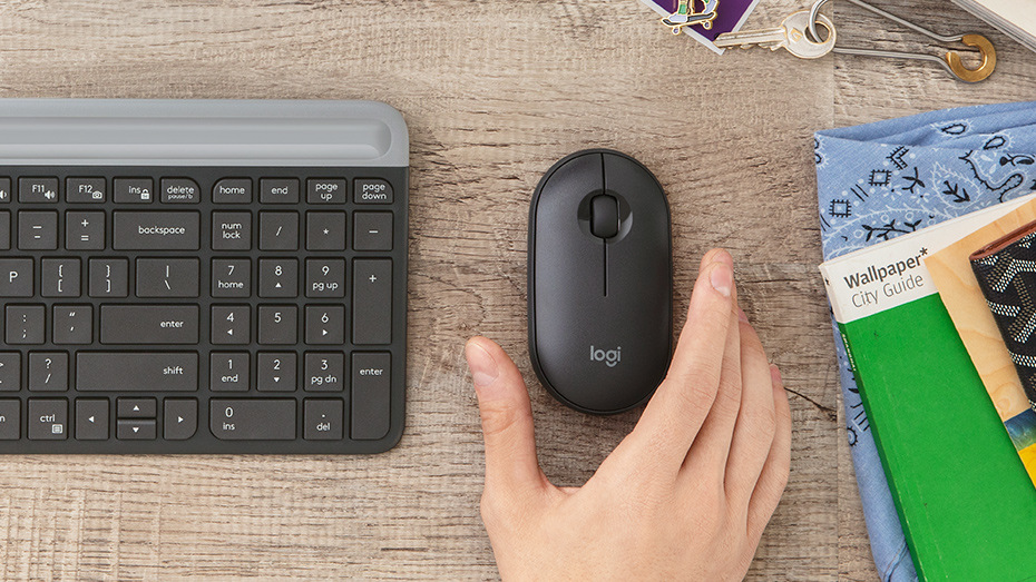 Myš Logitech Pebble M350 bílá
