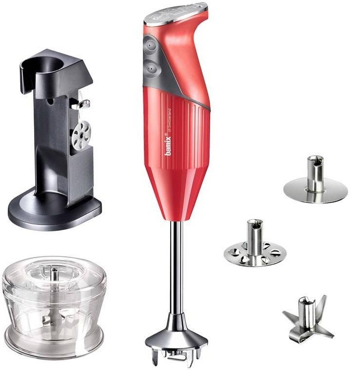 Ponorný mixér Bamix Deluxe D 200 W červený