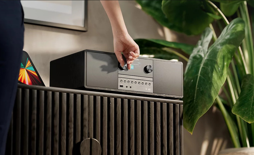 Mikrosystém Philips TAM6500 černý Philips TAM6500 nabízí výkon až 100 W