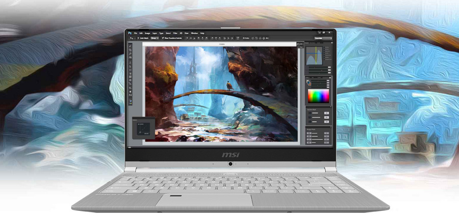 Notebook MSI PS42 Modern 8RA stříbrný Notebook MSI PS42 Modern 8RA stříbrný
