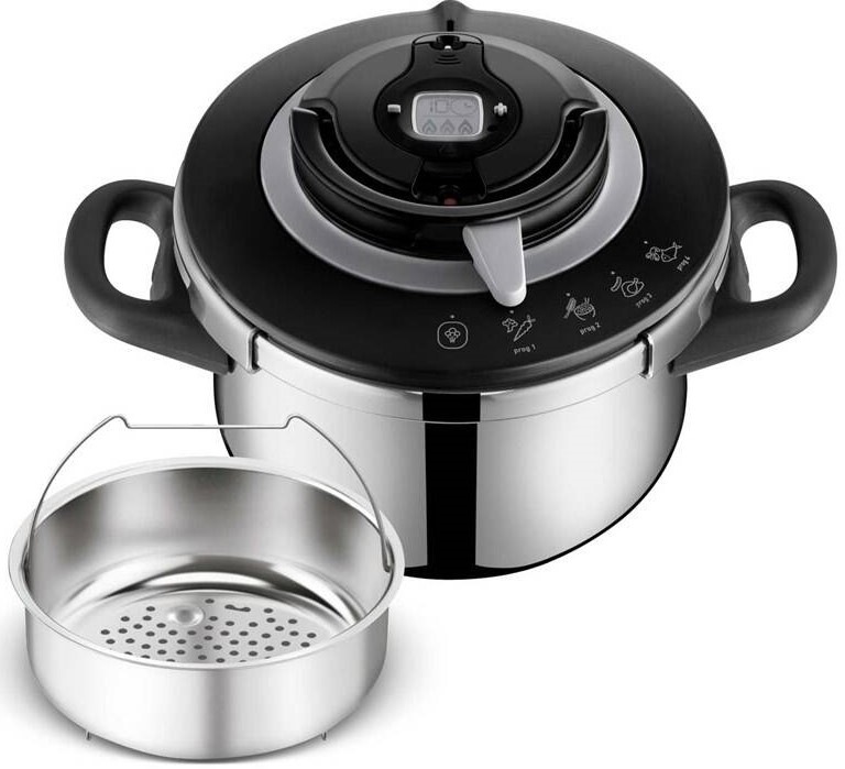 Tlakový hrnec Tefal Clipso+ CHEF P4550632, 4,5 l nerez