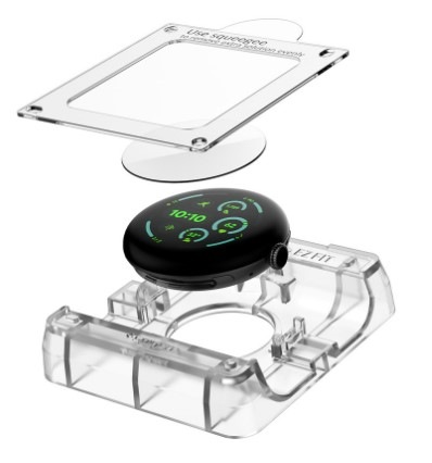 Ochranná fólie Spigen EliteShield EZ Fit na Google Pixel Watch 4/3 (41mm) (2 ks)