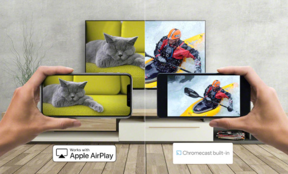 Televize Sony XR-55A90J Televize Sony XR-55A90J, Apple AirPlay, Chromecast