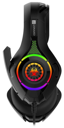 Headset Connect IT Biohazard RGB CHP-4511 černý Headset Connect IT Biohazard RGB CHP-4511 černý