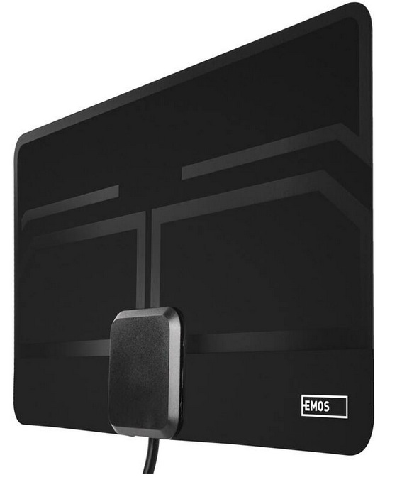 Anténa pokojová EMOS CITY LEAF-C600, DVB-T2, DAB, filtr LTE/4G/5G EMOS CITY LEAF-C600, DVB-T2, DAB, filtr LTE/4G/5G (J0709)