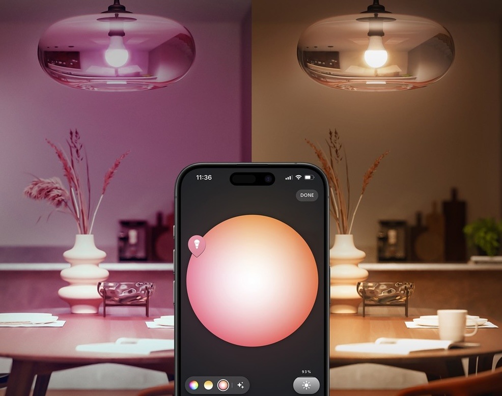 Chytrá žárovka Philips Hue Essential Bluetooth, 8 W, A60, E27, White and Color Ambiance Chytrá žárovka Philips Hue Essential Bluetooth, 8 W, A60, E27, White and Color Ambiance