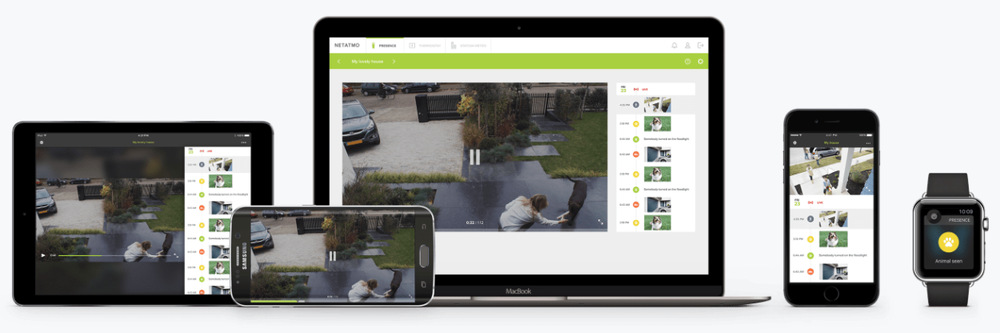 IP kamera Netatmo Smart Outdoor černá