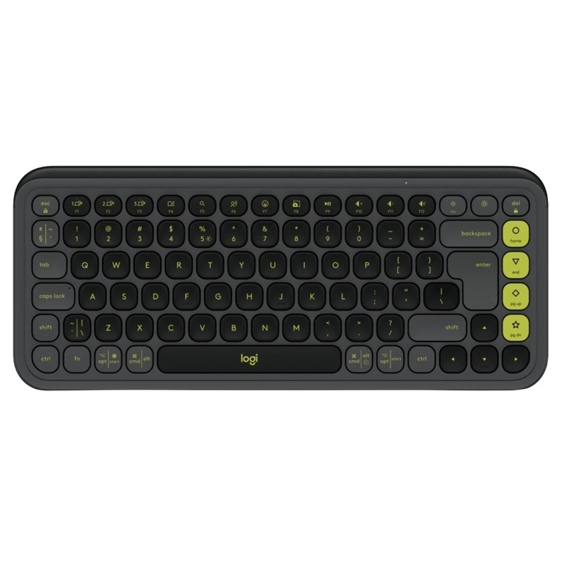 Klávesnice Logitech POP ICON, US layout šedá