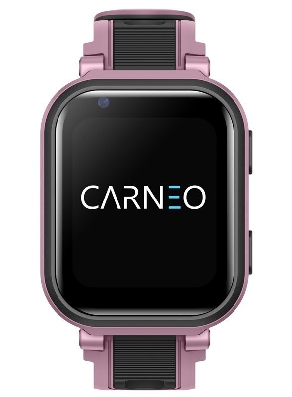 Chytré hodinky Carneo GuardKid+ 4G Ultra 2nd gen., růžová barva.