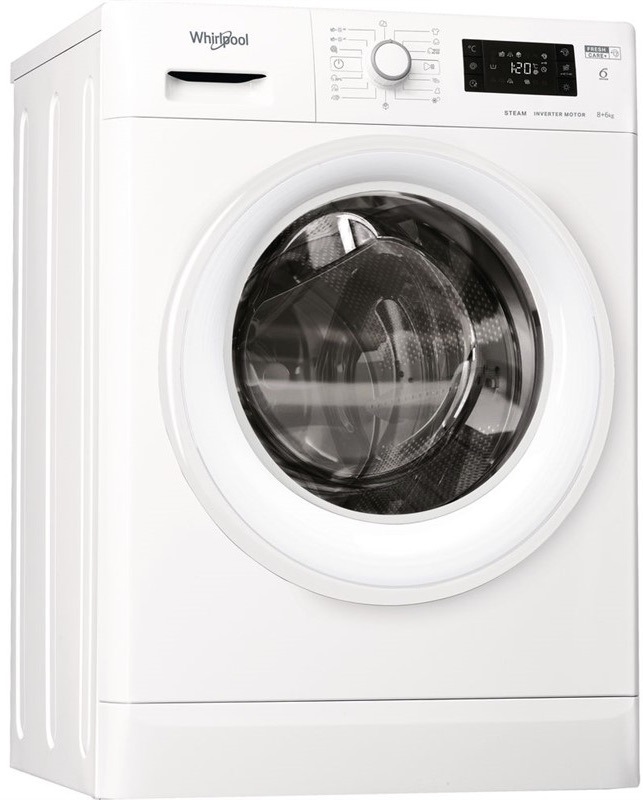 Pračka se sušičkou Whirlpool FreshCare+ FWDG 861483E WV EU N bílá Pračka se sušičkou Whirlpool FreshCare+ FWDG 861483E WV EU N bílá