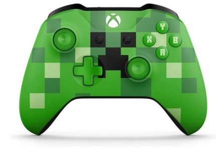 Ovladač Microsoft Xbox One Wireless - Minecraft Creeper
