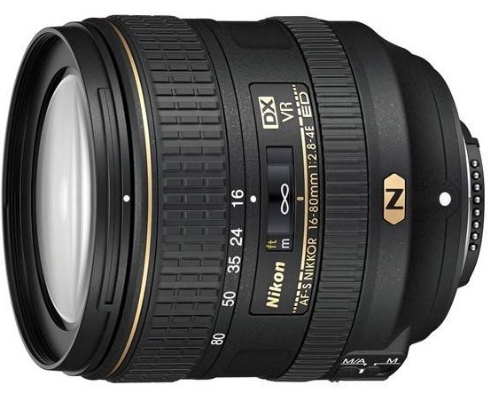 Objektiv Nikon 16-80 mm f/2.8-4E ED VR černý