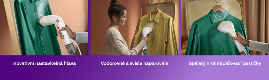 Ruční napařovač oděvů Philips 7000 Series STH7030/10 bílý Ruční napařovač oděvů Philips 7000 Series STH7030/10 bílý