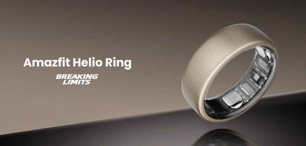Chytrý prsten Amazfit Helio Ring vel. 12 titanium Amazfit Helio Ring vel. 12
