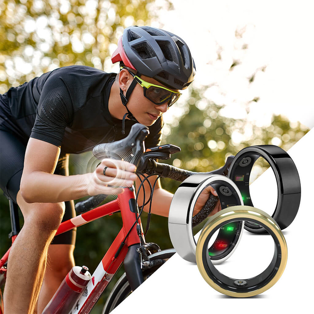 Chytrý prsten Tesla Ring G55 velikost 6 (16,50 mm) černý