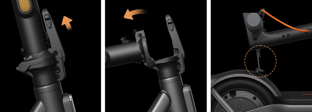 Elektrická koloběžka Xiaomi Scooter 6 Lite černá/šedá Xiaomi Electric Scooter 6 Lite těží i ze snadného skládání
