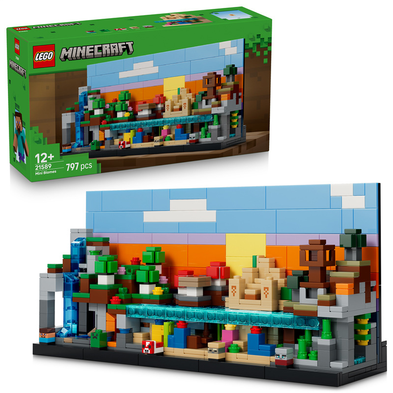 Stavebnice LEGO® Minecraft® 21589 Mini biomy