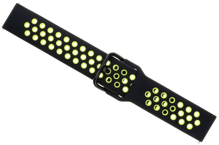Řemínek FIXED Sport Silicone Strap 22mm na smartwatch černý Řemínek FIXED Sport Silicone Strap 22mm na smartwatch černý