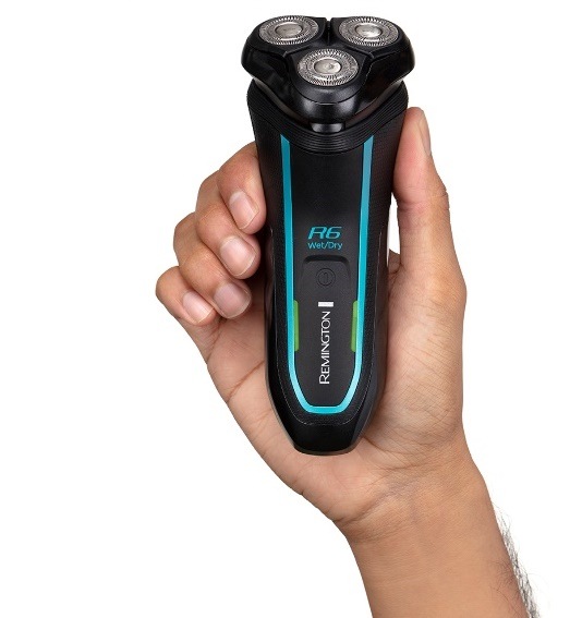 Holicí strojek Remington R6000 R6 Style Series Aqua Rotary Shaver černý/modrý