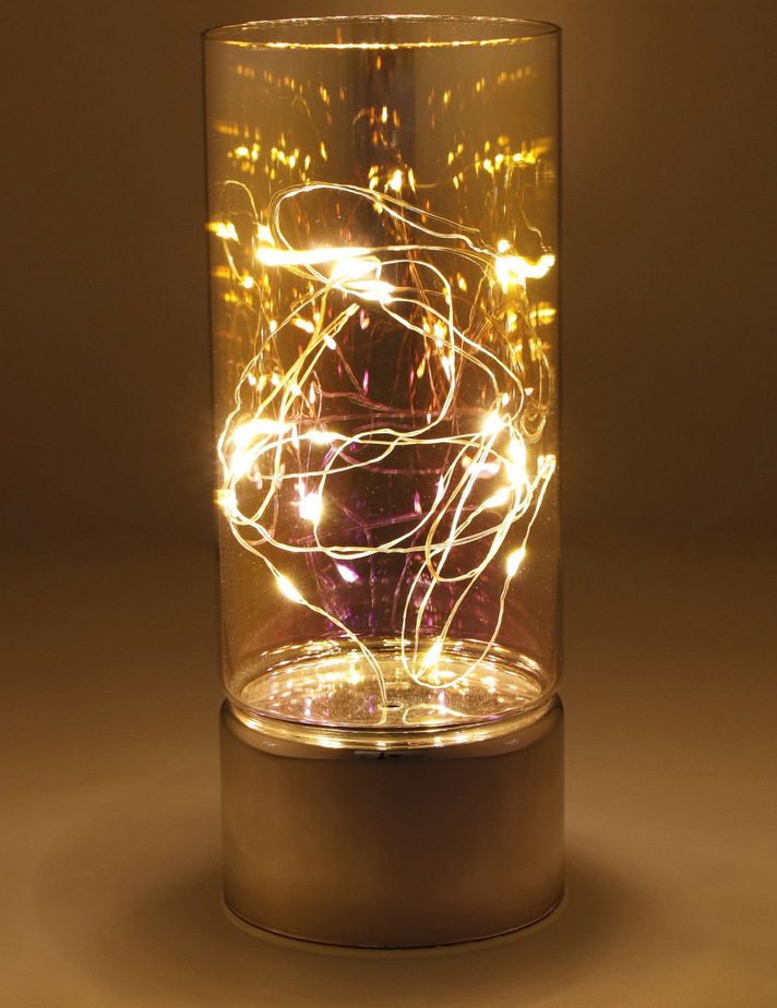 LED dekorace RETLUX RXL 360, řetěz ve váze, 20 LED, teplá bílá