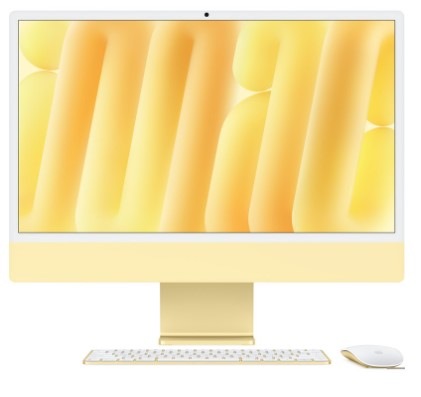 Počítač All In One Apple iMac 24" CTO M4 8× CPU 8× GPU, 24 GB, 1 TB - žlutý CZ