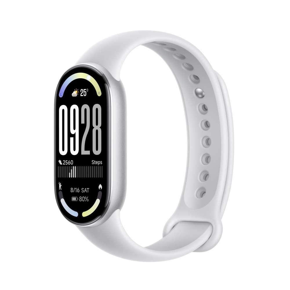 Fitness náramek Xiaomi Smart Band 10 stříbrný