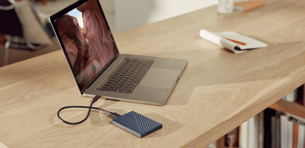 Externí pevný disk 2,5" Western Digital 4TB pro Mac modrý Externí pevný disk 2,5" Western Digital 4TB pro Mac modrý