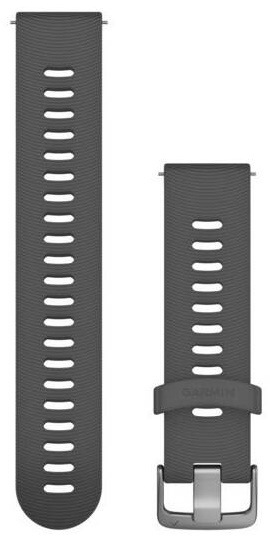 Řemínek Garmin Quick Release (20 mm), silikonový šedý