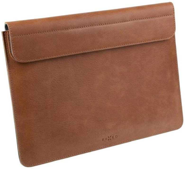 Pouzdro FIXED Oxford na Apple MacBook Pro 16" (2019 a novější) hnědé