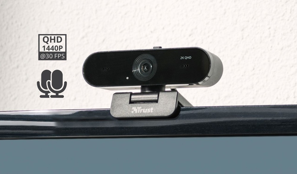 Webkamera Trust TW-250 2K QHD ECO černá
