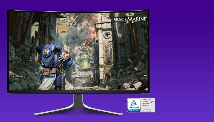 Herní monitor Dell Alienware AW3225QF černý/bílý Dell Alienware AW3225QF
