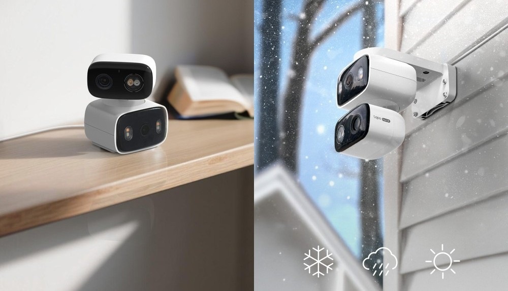 IP kamera TP-Link Tapo TC34 2K Dual-lens disponuje vysokým rozlišením 2K 3MP a jasným obrazem