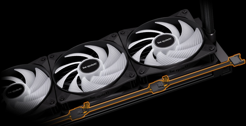 Vodní chladič be quiet! Pure Loop 3 LX 360 černý Velké rozměry 360 mm přináší vysoký chladicí výkon i při výkonném provozu