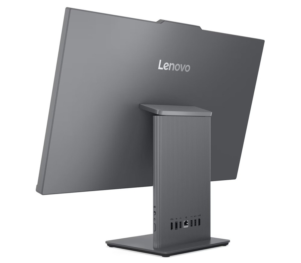 Počítač All In One Lenovo IdeaCentre 27IRH9 šedý AIO PC Lenovo IdeaCentre 27IRH9 27" zezadu