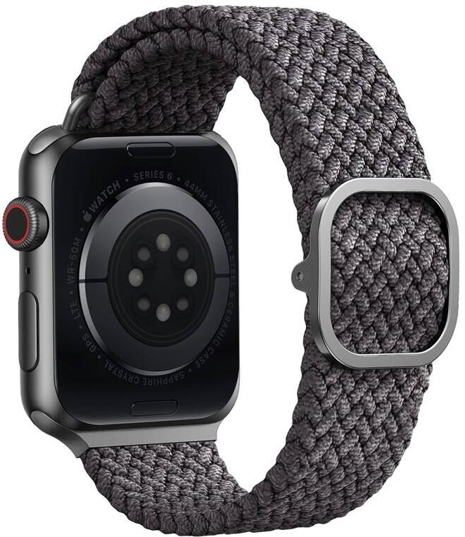 Řemínek Uniq Aspen na Apple Watch 38/40/41mm šedý