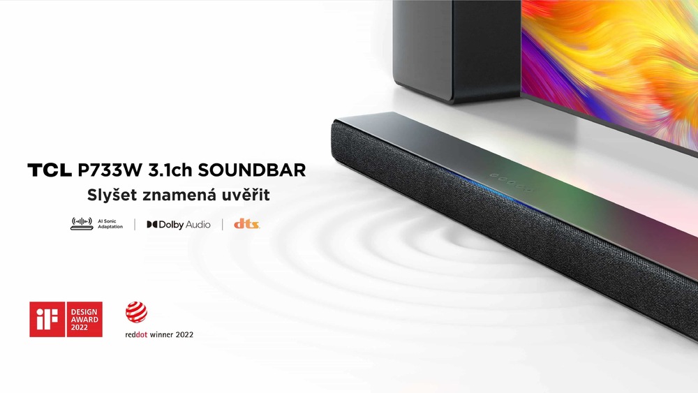 Soundbar TCL P733W černý Soundbar TCL P733W černý