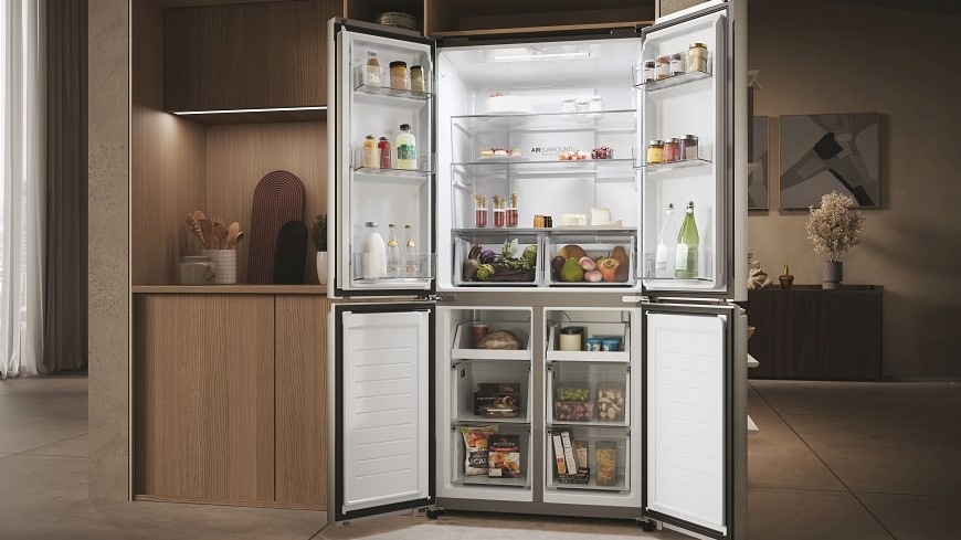Americká lednice Haier HCR3818ENMM nerez Americká lednice Haier HCR3818ENMM nerez