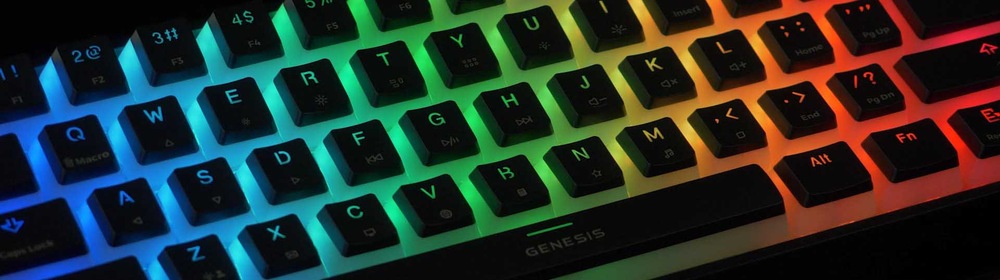 Klávesnice Genesis THOR 660, US layout černá Genesis THOR 660 RGB – US