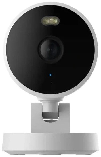 IP kamera Aqara G100 Select bílá Čelní pohled na objektiv kamery Aqara G100 Select s IR přísvitem pro noční vidění.