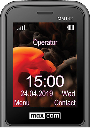 Mobilní telefon MaxCom Classic MM142 šedý MaxCom Classic MM142