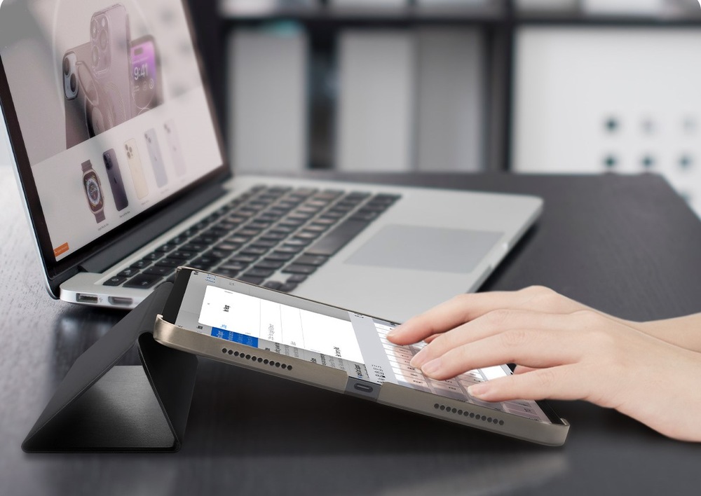 Pouzdro na tablet Spigen Smart Fold na Apple iPad 10.9" (2022)/11" (2025) černé Pouzdro na tablet Spigen Smart Fold na Apple iPad 10.9" (2022)/11" (2025) černé