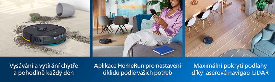 Robotický vysavač Philips 2000 Series XU2000/15 modrý