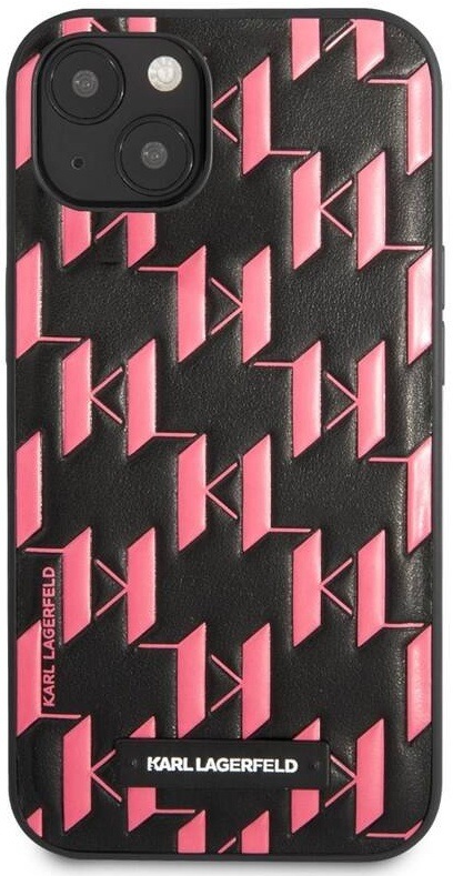 Kryt na mobil Karl Lagerfeld Monogram Plaque na Apple iPhone 13 růžový