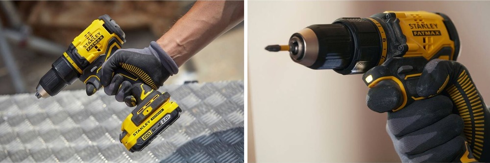 Vrtací šroubovák Stanley FatMax SFMCD710D2K-QW (s baterií) Stanley FatMax SFMCD710D2K-QW
