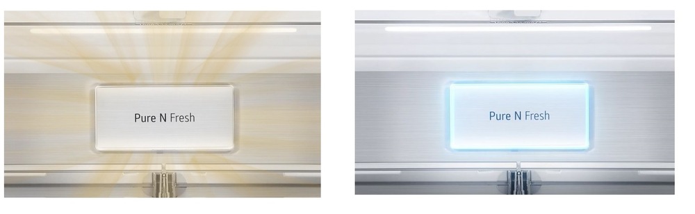 Americká lednice LG GMG960EVEE černá pure N Fresh