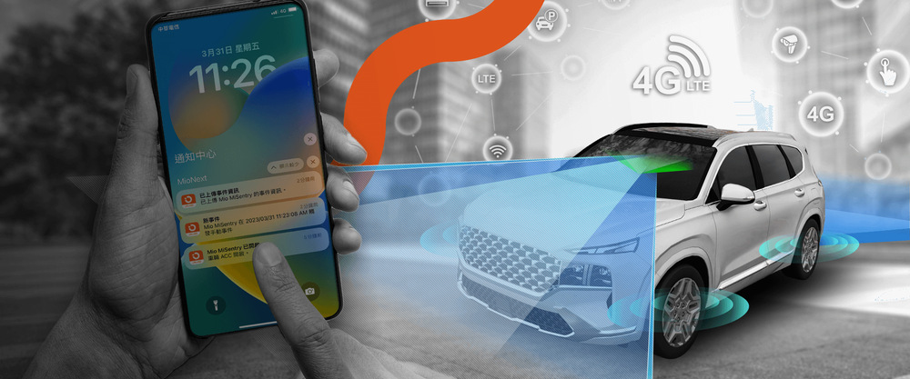 Autokamera Mio MiVue MiSentry 12T 4G LTE černá