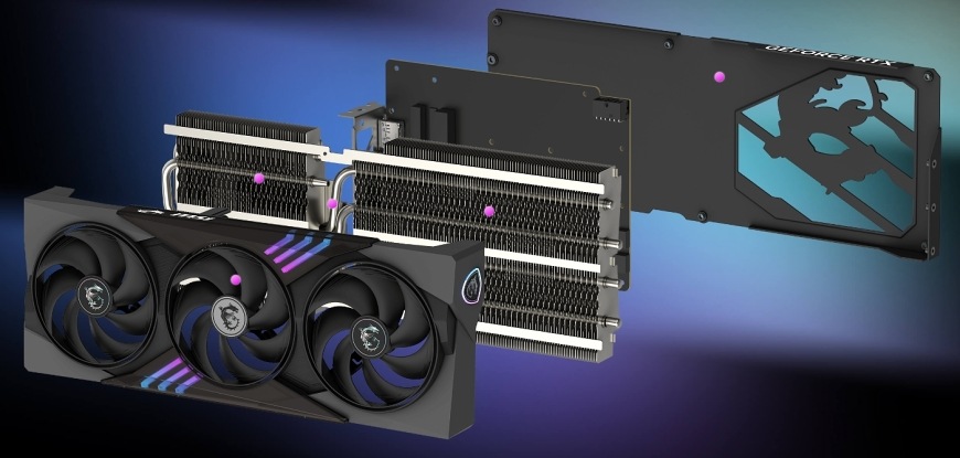 Grafická karta MSI GeForce RTX 5070 12G GAMING TRIO OC