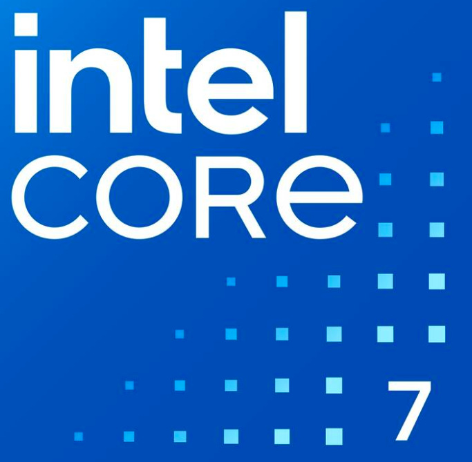 Logo procesoru Intel Core 7 použitého v notebooku Acer TravelMate P2 16 (TMP216-51-G2-TCO-70SN)