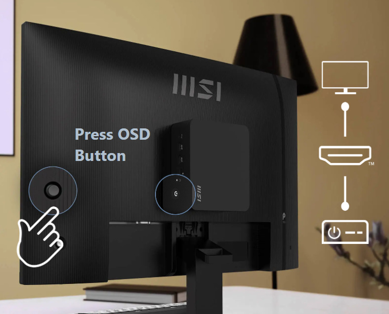 Monitor MSI Pro MP273 E14A černý MSI Pro MP273 E14A podporuje oblíbenou funkci HDMI CEC